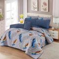 7 PC comforter sets 100% pure cotton  king size. 