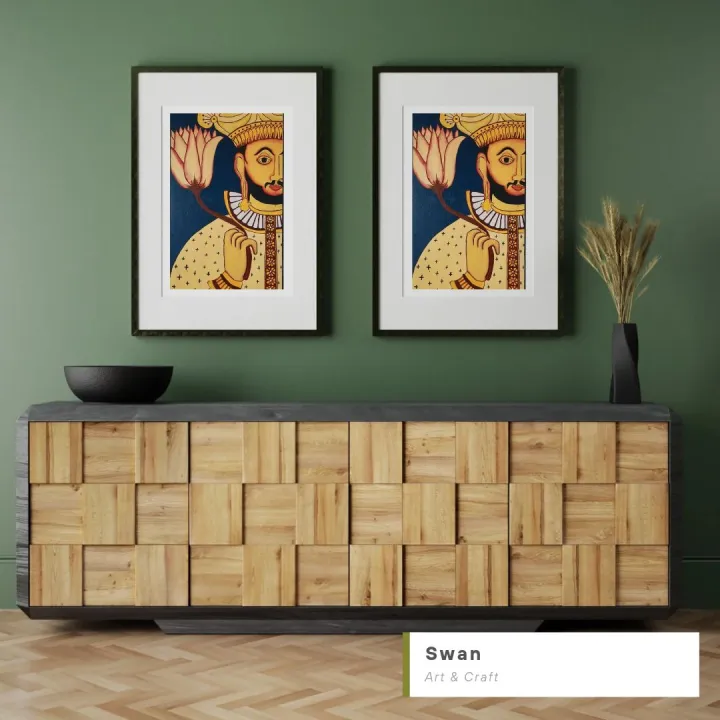 Kandyan%20Traditional%20Painting%20%5Bthe%20man%20with%20flower%20%5D%20-%20Image%202