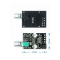 ZK-502L MINI Bluetooth 5.0 DC 5-24V Wireless Audio Digital Power amplifier Stereo board 50Wx2 Bluetooth Amp Amplificador. 
