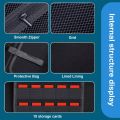 For MSI Claw A1M Game Accessories Handheld Console Storage Bag Portable EVA Travel Carrying Case Shockproof Anti-scratch Handbag.