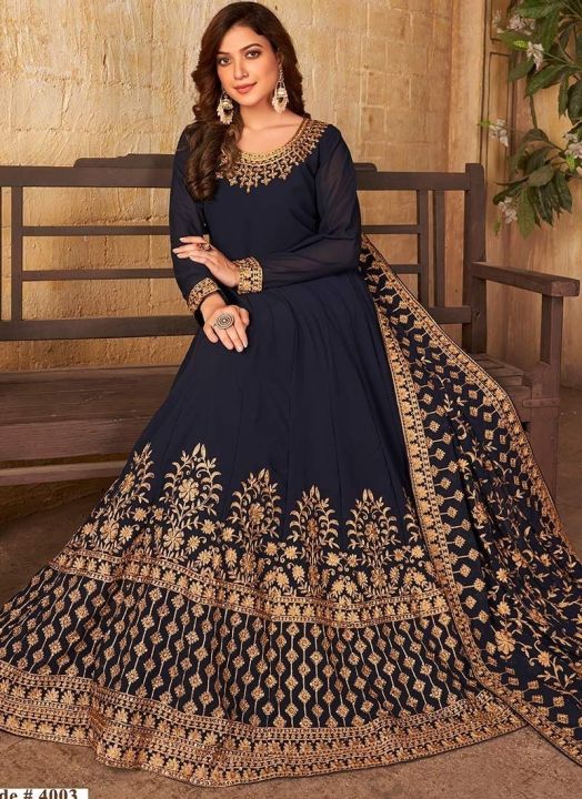 Readymade%20Georgette%20Embroidered%20Party%20Dress%0A%20%EF%83%98%20-%20Image%203