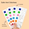 Kids Portable Watercolor Painting Book Paint With Water Brush Gouachi Graffiti Picture Coloring Drawing 12 sheets. 