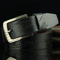 Fashion Luxury Belt For Men PU Leather Belts Metal Pin Buckle High Quality Famous Brand Designer Waist Strap Belts 110cm Length. 