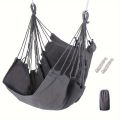 1pc Leisure Fabric Hammock Chair Outdoor Swing Chair Hammock Dormitory Hammock Chair Anti Rollover Hammock(With Storage Bag. 