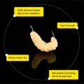 Maggots Fishing Bait Set with Hooks - Versatile Grub Lures for Bass,Trout,Crappie,Bluegill,Ideal for Freshwater Fishing.