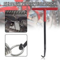 Motorcycle Exhaust Spring Hook T Shaped Handle Exhaust Pipe Spring Puller Installer Hooks Repair Tool for Springs Removal. 