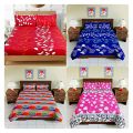 Bed Sheet with 2 pillow covers cotton (6×7.5) 70×90cm full size. 