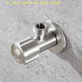 【X】Stainless Steel Angle Valve Toilet Water Valve Kitchen Sink Tap Triangle Valve Toilet Water Heater Valve Angle. 