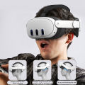 Upgrade Elite Halo Strap Alternative Head Strap Balanced Head Pressure Anti-Stifling Adjustable for Meta Quest 3 VR Accessories.