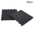 12/24/36pcs Studio Acoustic Foams Panels Sound Insulation Foam 25x25cm Suitable For Recording Studios Control Rooms Vocal Booth. 