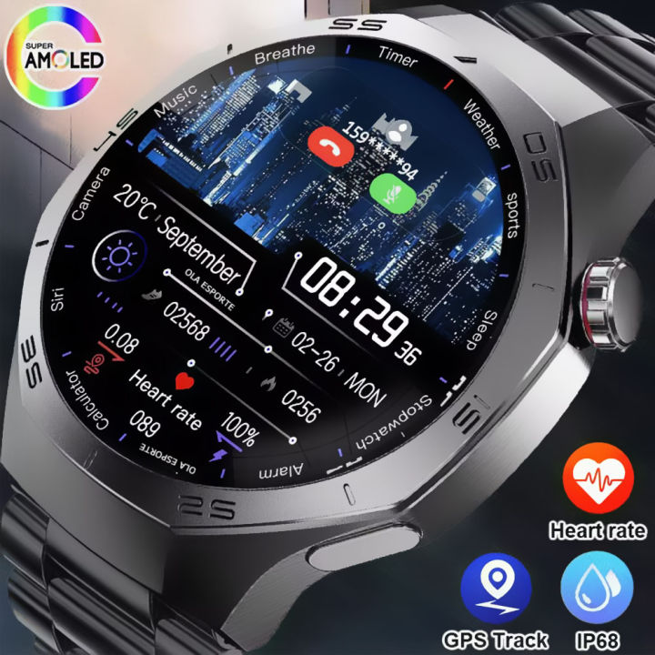 Global Version Watch 5 Pro Smart Watch 1.53inches AMOLED Display Screen Sports Tracker Smartwatch Men Women For Android IOS