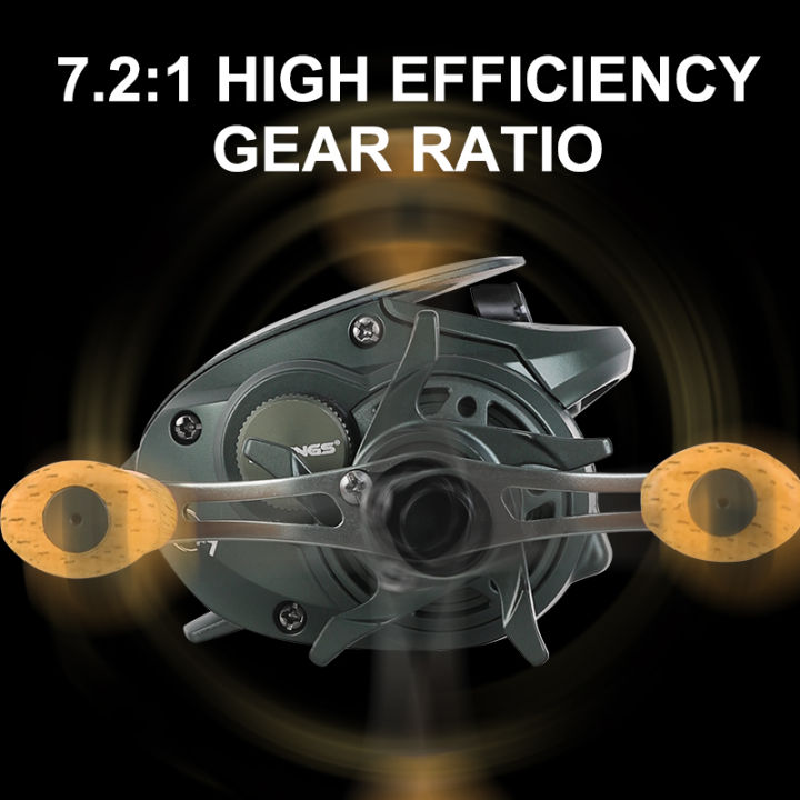 BILLINGS%20Baitcasting%20Fishing%20Reel%20LightWeight%20Baitcaster%20Reel%207.2:1%20High%20Speed%20Gear%20Ratio%20All%20Metal%20Spool%20Casting%206KG%20Max%20Drag%20-%20Image%202
