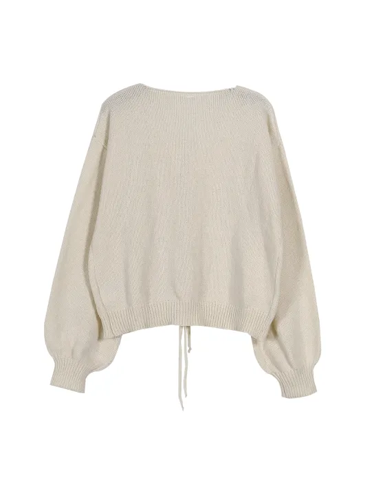 Women's%20commuter%20casual%20loose%20solid-coloured%20jumper%20V-neck%20autumn%20and%20winter%20cardigan%20with%202025%20autumn%20and%20winter%20new%20-%20Image%204