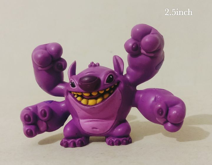 Disney Lilo and Stitch 2.5” Cousin Kixx PVC Figure 4 Arms Purple Experiment