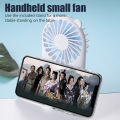Portable Mini USB Fan – 3-Speed Handheld/Desktop Rechargeable Cooler for Travel & Office. 