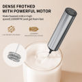 Kitchen Powerful Stirrer Milk Frother Handheld Foam Maker for Lattes Whisk Drink Mixer Coffee Electric Rechargable Egg Beater. 