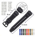 For AQ-S810W S800W AE-1000W SGW-400H 300H 500H W735H 18mm Silicone Strap Anti-Scratch Waterproof Wrist Band Bracelet Watch. 
