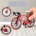Bicycle model 1:8 Red Blue White Scale 1/8 scale 1/8 bicycle model, bicycle simulation mountain bike model. 