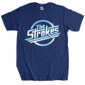 Men Cotton T Shirt Summer Tops The Strokes T Shirt Men Indie Rock Band T-shirt women Homme Black T-shirt plus size. 
