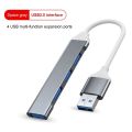 4Port Type c or USB Hub Splitter Multiport HUB USB 3.1 Hub High Speed 5Gbps 4 USB 3.0 2.0 Ports Aluminium Aase Smart USB Hub. 