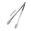 BBQ Grill Tongs Salad Steak Spaghetti Candy Charcoal Meat Stainless Steel Camping Barbecue Kitchen Frying Food Clips Clamp. 