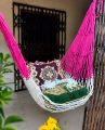 Hand Made Dulna Adult Rope Bed Hanging Dulna Use For All People Large Swing Rope Bed Rattan Dulna - Dolna - dolna.