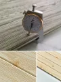 Wooden 3D Wall Sticker Panel Self-Adhesive Foam Stereo Wallpaper Living Room Home House Decor Bedroom Kid TV Decoration Kitchen. 