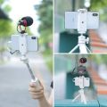 Ulanzi St07 Phone Holder, Spring-Type Mobile Phone Holder with Cold Shoe, 1/4 Thread to Connect to a Tripod, Microphone for Vlog.. 