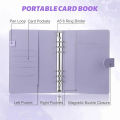25pcs Page(4 Grids) Photo Card A5-Binder  Photo Albums Idol Cards Loose-leaf Collect Book Binder Binder Photocard Holder. 