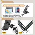 Adjustable Tablet Wall Mount Phone Stand Long Arm 360 Degree Rotatable Cantilever Desk Bed Holder for 4.7-12.9 inch Support iPad.