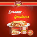 1 box Italian Lasagne Pasta Sheets of 400 grams (100% Original plus without Damaging Sheets). 