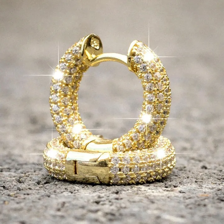 Punk%20Men%20Women%20Circle%20Hoop%20Earrings%20Shiny%20White%20Zircon%20Simple%20Daily%20Wear%20Small%20Earrings%20Wedding%20Party%20Fashion%20Jewelry%20%20-%20Image%203