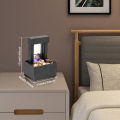 Tabletop Fountain with Light Battery/USB Operated Mini Indoor Water Fountain Feature Zen Meditation Fountain Decor Sound. 