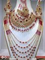 Bridal jewellery for barat. 