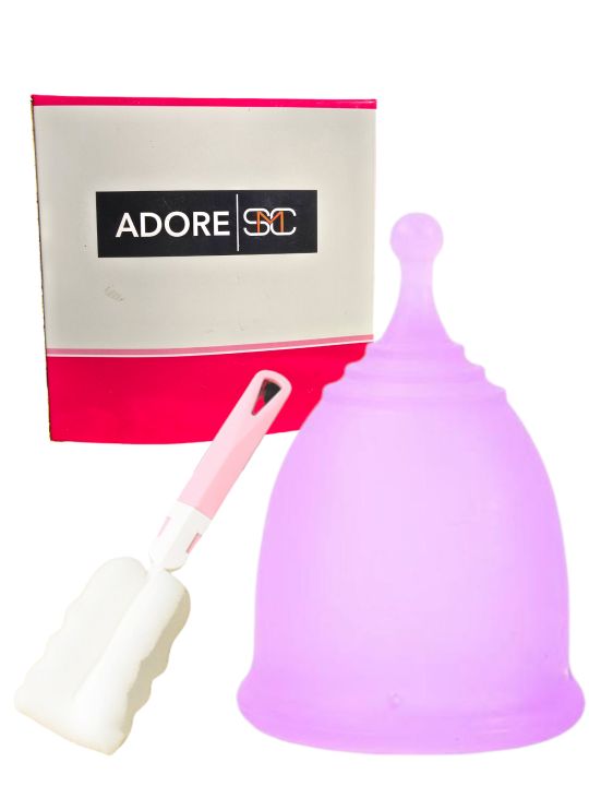 Whole Sale Pack of 10 Menstrual Cup, Period Cups made of Silicon l ADORE SMC