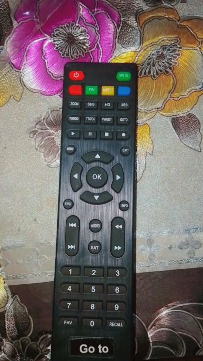 China Satellite Receiver Black Goto Remote