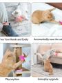 Interactive Cat Collar Teaser - Self-Play Hands-Free Toy for Indoor Cats, Fun & Exercise (Neck Design).