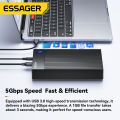 Essager 3.5-inch SATA 3.0 Hard Drive Enclosure Dock 5Gbps USB3.0 UASP+TRIM Tool-Free External Case For 2.5/3.5 Inch SATA HDD/SSD. 