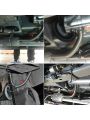 60cm-300cm Air Diesel Parking Heater Exhaust Pipe Tube Gas Vent Hose +Aluminum Foil Sleeve With Hose Clamp For Car Heater.
