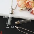 Glass Locket Urn Jewelry Cremation Jewelry Urn Necklace for Ashes Fillable vials Necklaces Blood Vial Necklace. 