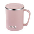 WORTHBUY 480Ml Double-Layer Insulated Coffee Mug Portable 304 Stainless Steel Water Cup With Lid & Handle Leak-Proof Coffee Cup. 