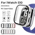 For Apple Watch 10 Tempered Glass+PC Cover 42mm 46mm Hard PC bumper Screen Protector Case iWatch series 10, series 11, 42mm, 46mm Accessories.