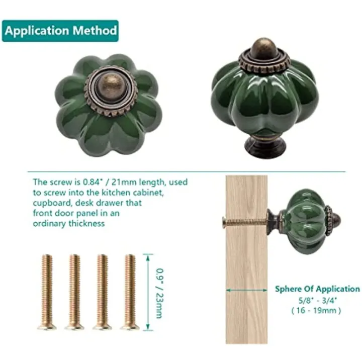 3/6/12PCS%20Polished%20Metal%20&%20Dark%20Green%20Ceramic%20Knobs%20Set%20-%20Secure%20Cabinet%20and%20Dresser%20Pulls%20with%20%20Hardware%20for%20Home%20Decoration%20-%20Image%206
