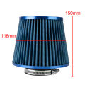 Induction Kit Car Air Filters Cold Air Intake Filter 3 Inch High Flow Universal Sport Power Mesh Cone 76MM Car Accessories. 