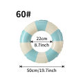 1PC Ins Style Macaron Inflatable Swimming Ring Adult Thickened Pool Float Summer Pool Party Water Toy.
