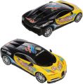 4 Direction Remote Control Car - Print Shape - Power Charge - Single Car Battery Charger - (Color Random Choice). 