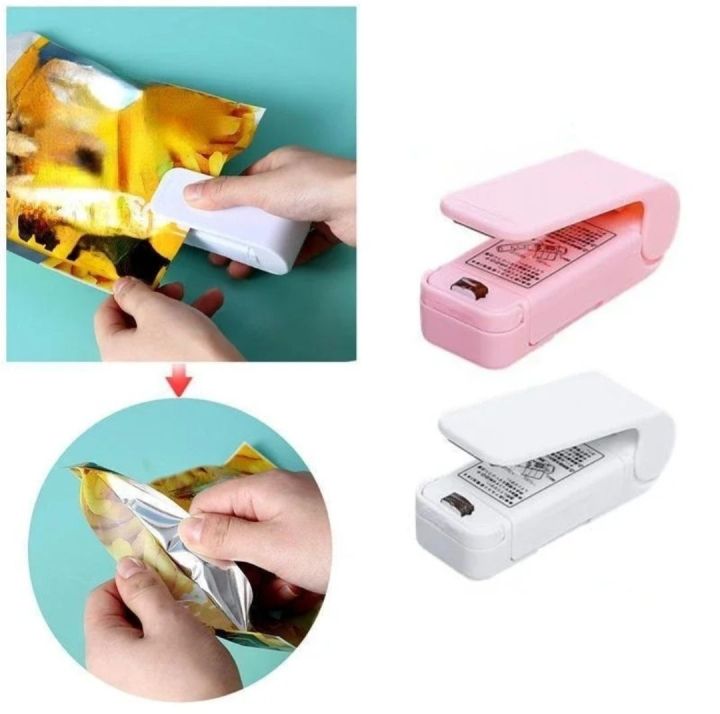 Portable Sealer Package Mini Sealing Machine Food Snack Clip Heat Sealer Dounp