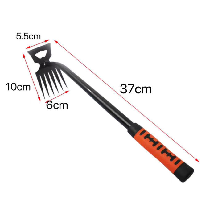 Metal%20Weed%20Cleaning%20Shovel%202%20In%201%20Garden%20Rake%20Stainless%20Steel%205/6/8/11%20Teeth%20Dual%20Headed%20Weeding%20Tool%20For%20Gardening%20Weeding%20Tool%20-%20Image%207
