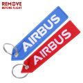 AIRBUS A380 Keychain Double-sided Embroidery A320 Aviation Key Ring Chain for Aviation Gift Strap Lanyard A350 Keychains. 