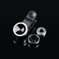 3-in-1 Mobile Lens Kit with Wide, Macro, and Telephoto Lenses for Smartphone Photography. 